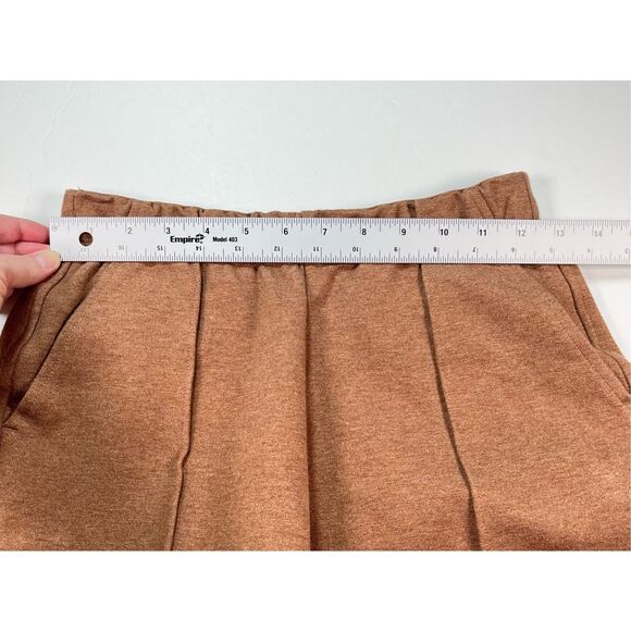 Everlane The Dream Pant Tailored Front Sewn Seam Pull On Elastic Tan Size XS EUC - Picture 6 of 9